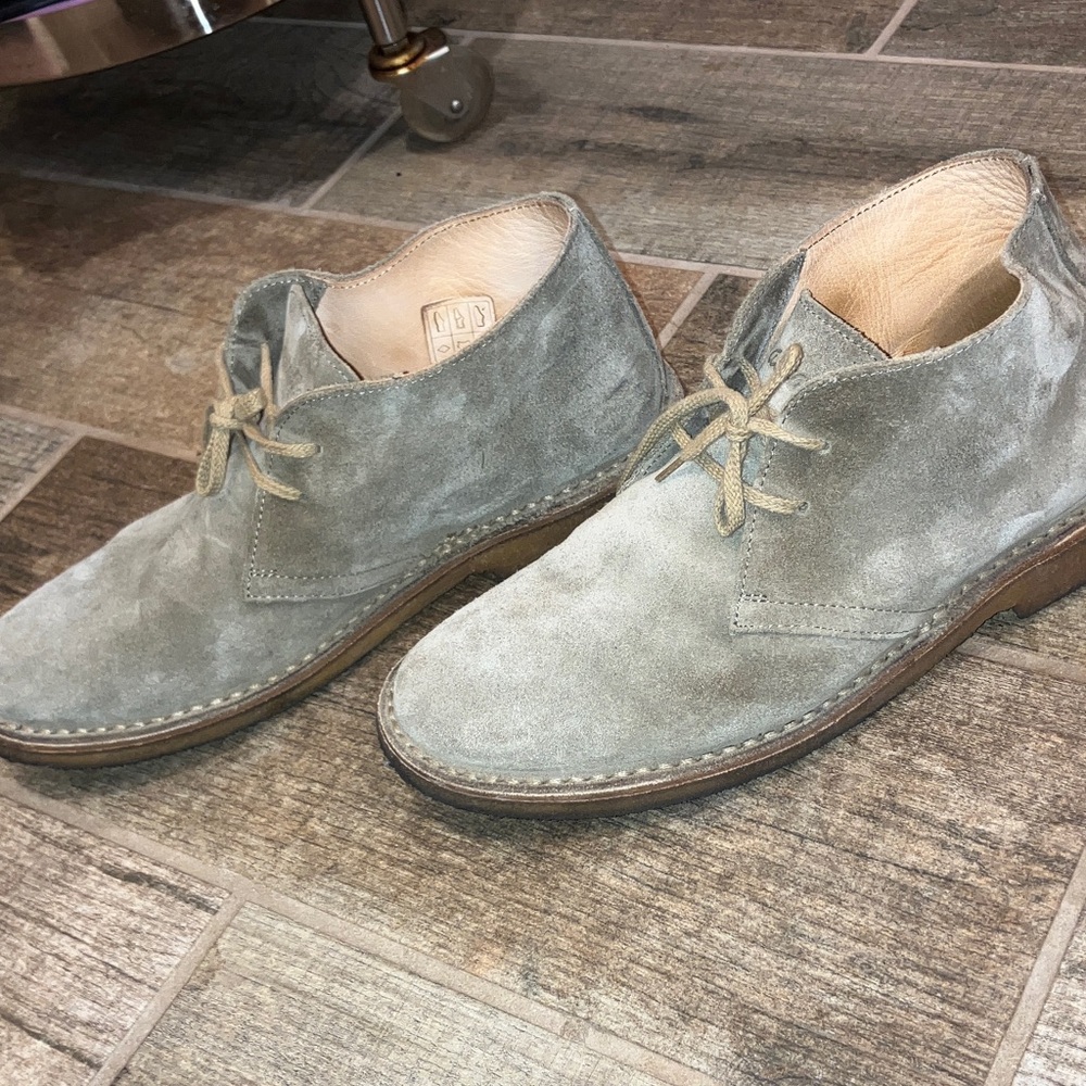 ASTORFLEX GREENFLEX MENS CHUKKA STONE BEIGE SUEDE MADE IN ITALY 9 - Picture 3 of 13